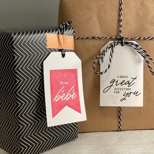 Schitts Creek Inspired Gift Tags, Valentine&#39;s Day Gift Tags