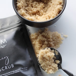 Brown Sugar & Honey Body Scrub, Body Scrub, Sugar Scrub, Body Polish, Exfoliating Scrub image 2