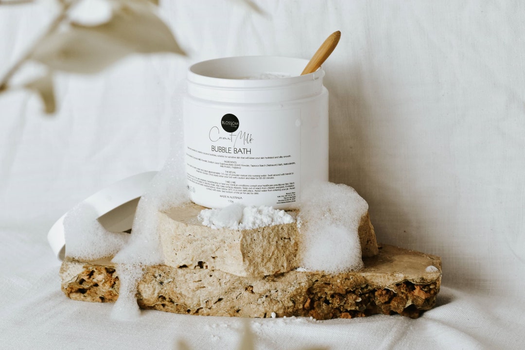Coconut Milk Bubble Bath, Milk Bath, Bath Fizz Etsy Australia