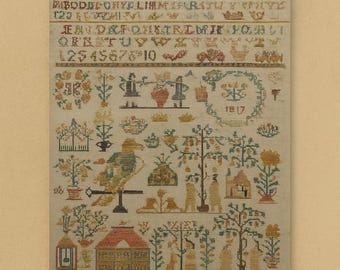 MOB 1817 Reproduction Sampler Instant download PDF