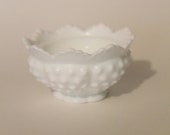 Milk Glass Fenton Hobnail Dish Votive Tealight Base for Sugar Bowl