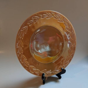 Fire King Peach Luster Dinner Plate
