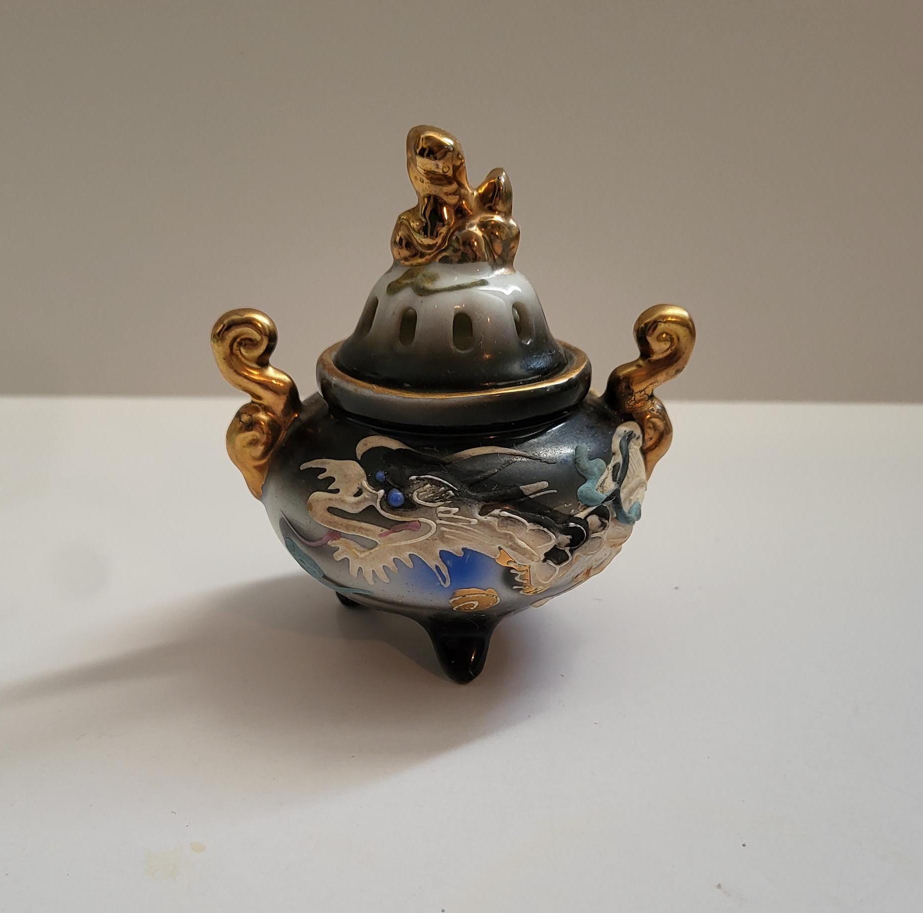 Vintage Japanese Incense Burner - Etsy
