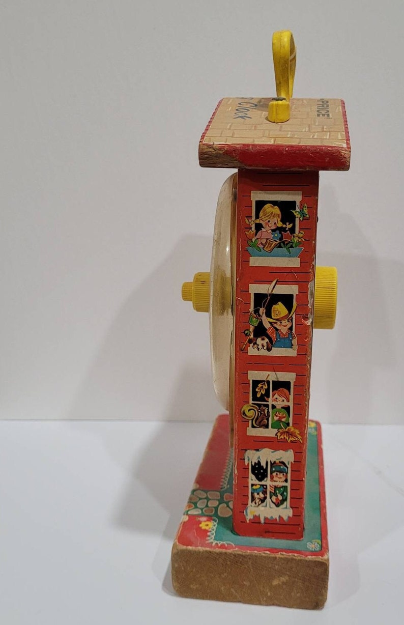 Fisher Price Music Box Teaching Clock 998. Etsy