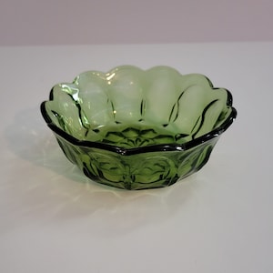 Anchor Hocking Avocado Green Fairfield Berry Bowl