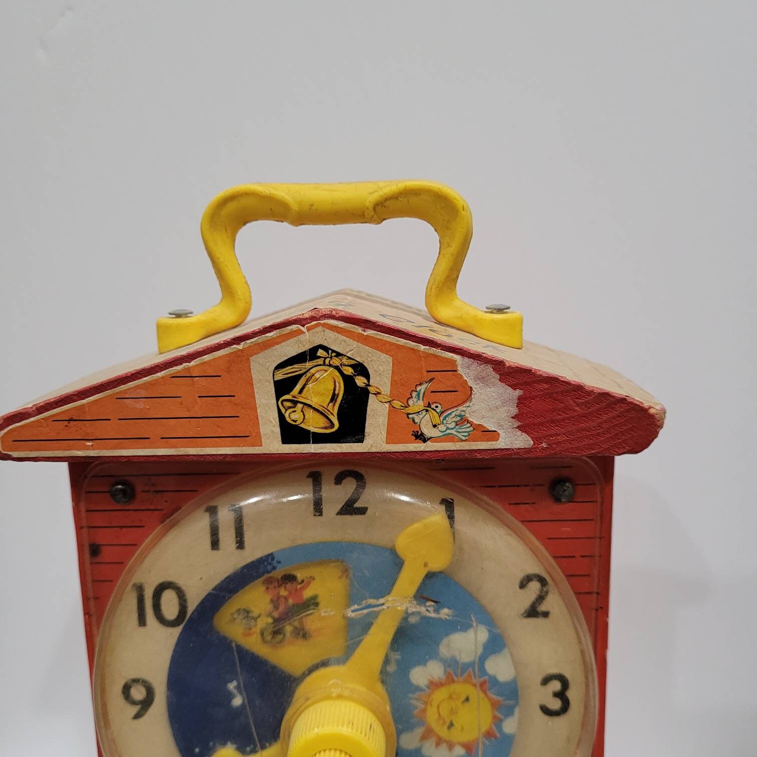 Fisher Price Music Box Teaching Clock 998. Etsy