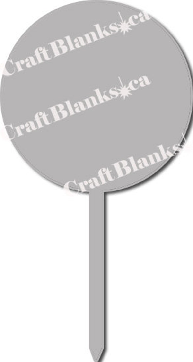 Round Cake Topper Blanks Laser Cut Design | Etsy