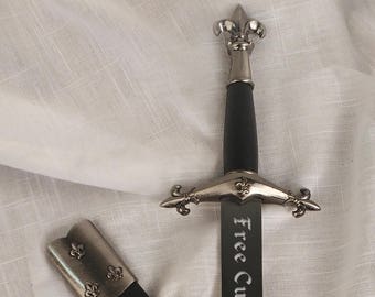 Personalized Fleur-de-lys Dagger With Free Engraving