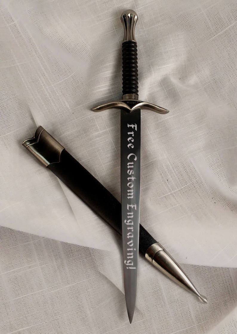 Elven Dagger with Free Custom Engraving image 1