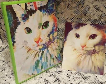 PET PORTRAITS (5 x 7) Special Effects on Canvas!