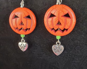 Pet Jewelry - Halloween Fall Earrings!
