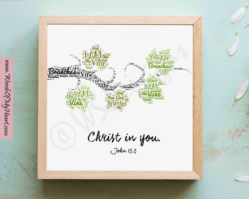 Ich bin der Weinstock Ihr seid die Reben. Bleibt in mir Ich bin der Weinstock Ihr seid die Reben. Bleibt in mir