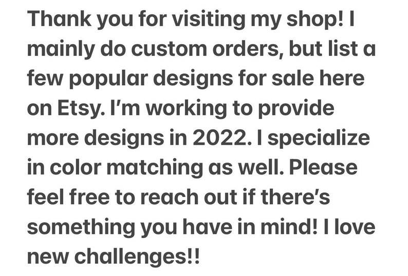 Custom order please read 画像 1