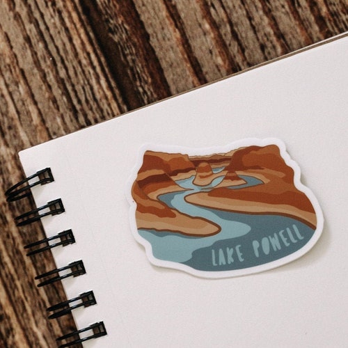 Clear Utah Mountain State Outline Vinyl Sticker Decal Laptop | Etsy