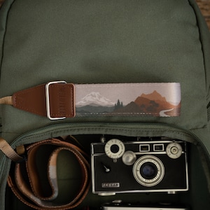 Parks in Color Kamerahandschlaufe, Veganes Leder, Fotografiezubehör, 5 Nationalparks, Geschenk für Naturliebhaber oder Reisende