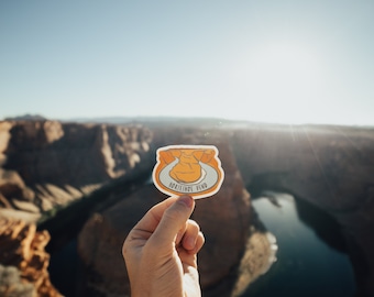 Horseshoe Bend Travel Sticker | Arizona Souvenir, Vinyl Die Cut, Decal, Durable, Waterproof, Scratch Resistant, Window, Laptop, Hiking