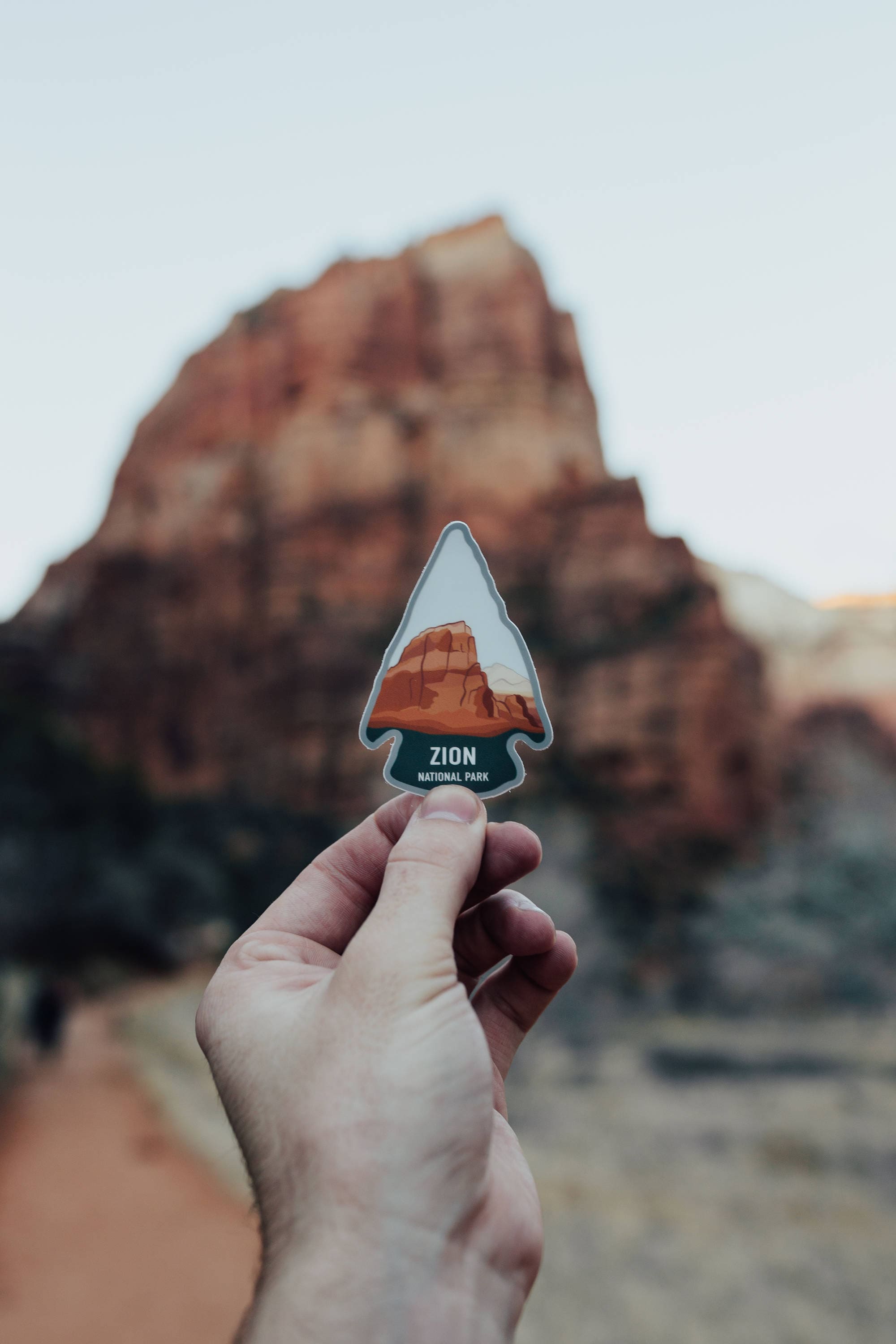 Zion National Park Sticker | Utah State Souvenir, Arrowhead, Vinyl, D…