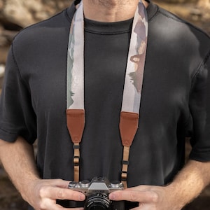 Parks in Color Camera Strap, 11 National Parks, Vegan Leather, Photography Accessories, Gift for Nature Lover or Traveler
