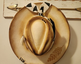 Toasted Feather Custom Boho Hat with Flair Sonoma | Accessories | Toasted Feather Custom Boho Hat With  main image 2