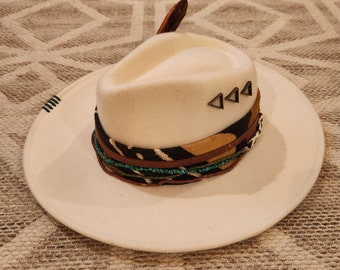 Toasted Feather Custom Boho Hat with Flair Sonoma | Accessories | Toasted Feather Custom Boho Hat With  main image 3