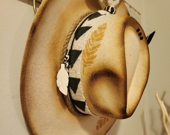 Toasted Feather Custom Boho Hat with Flair Sonoma | Accessories | Toasted Feather Custom Boho Hat With  main image 4