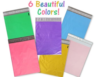 100 bags 14.5X19 #6 Houselabels 2.35 Mil thick Self Seal Waterproof Envelope Shipping Bags White Poly Mailers