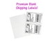 200 Shipping Labels - Top Quality Jam Free, 2 Labels per Sheet for Stamps.com, PayPal, USPS, Fedex, UPS Mailing Half-Page Mailing Labels 