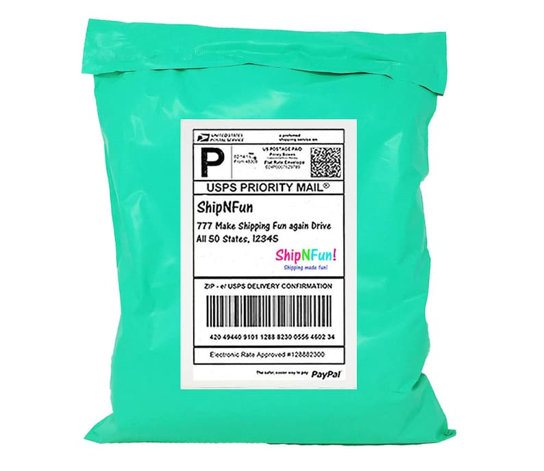 12x15.5 Shipping Bags 100 Pack 12x15.5 Poly Mailers Self Sealing Adhesive USPS Approved with Inner lining Pink Purple /& Sea Green Teal