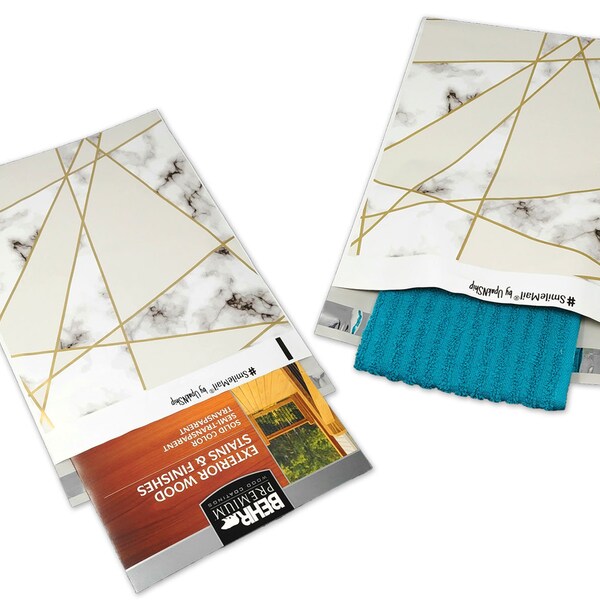 150-Piece Combo Poly Mailer Envelopes - 50 Each Of 6x9, 9x12, 12x15.5 Inches, Shipping Bags