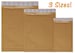 Brown Kraft 4x8,  6x10', 8x12  Bubble Mailers!  Eco Freindly Recyclable Padded Mailing Envelopes Combo, Cushioned Shipping Paper Mail Bags 