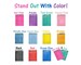 50 Pack Colorful 4x8 Poly Bubble Mailers! You Choose 11 Colors and Combinations! Padded Envelope Mailers, Cushioned Peel and Seal Mail Bags 