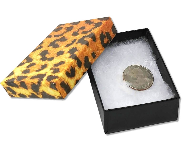Kraft Paper Gift Display Retail Craft Ring Black White Earrings 3x2x1 Teal 3.25x2.25x1 Cotton Filled Presentation Jewelry Boxes