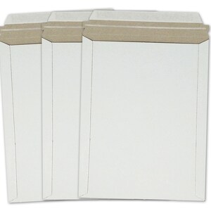 Stay Flat Kraft Rigid Photo Mailers – 11 X 13.5, 28 PT, Tab Lock, 100 Pack, Brown