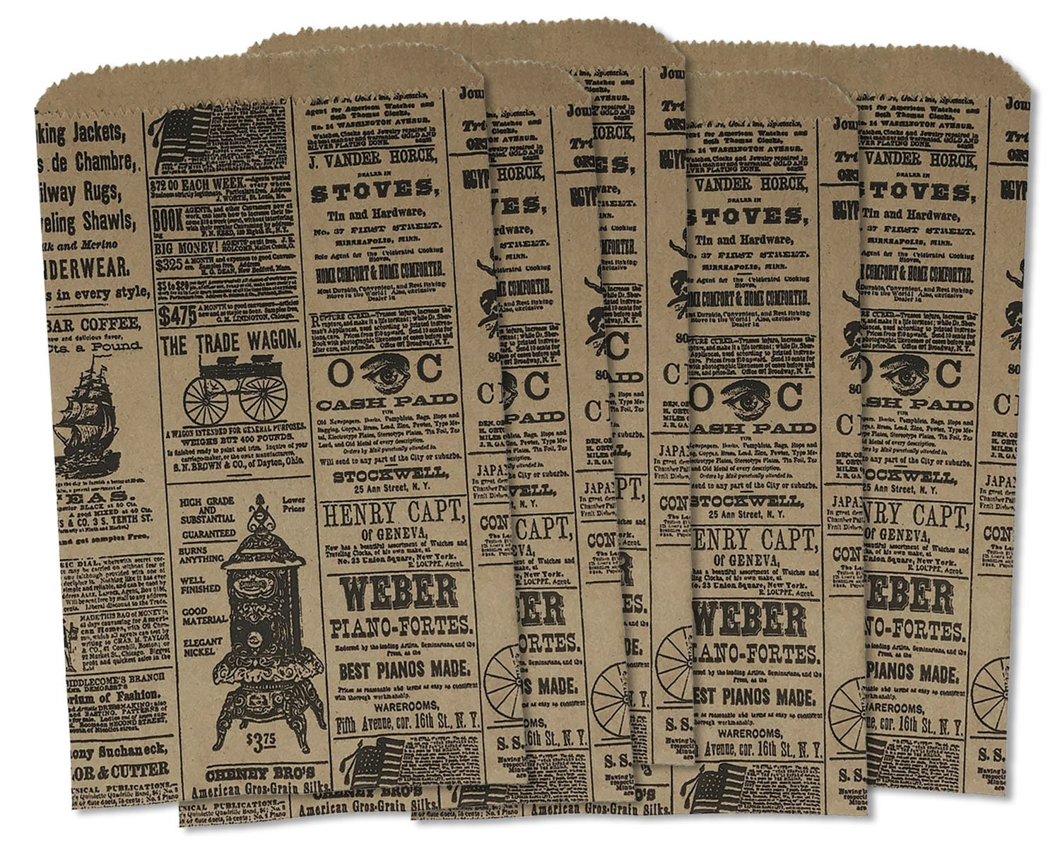 100er Pack 6x9 Zeitungspapiertuten Vintage Rustikale Kraft Party Favor Bags Geburtstag Hochzeit Zeitung Kraftpapier Einzelverkauf Geschenk Style Bags Etsy