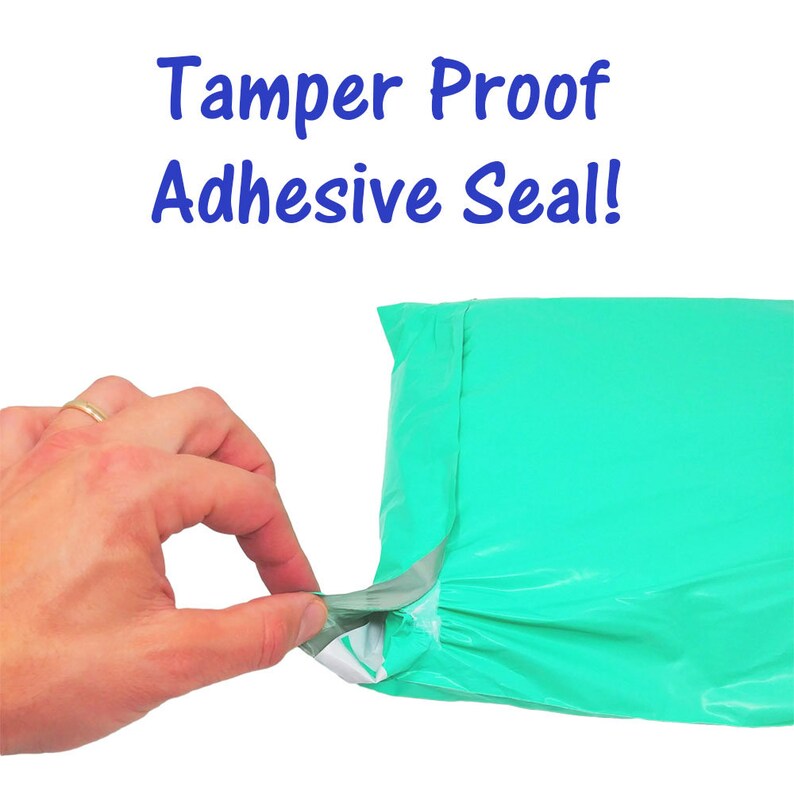 12x15.5 Shipping Bags 100 Pack 12x15.5 Poly Mailers Self Sealing Adhesive USPS Approved with Inner lining Pink Purple /& Sea Green Teal