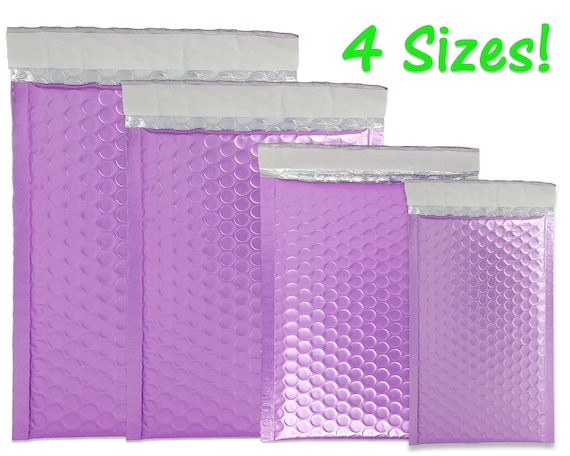 6x10 Colored Poly Bubble Mailers, Pink,Teal,Purple Shipping Mailing  Envelopes!