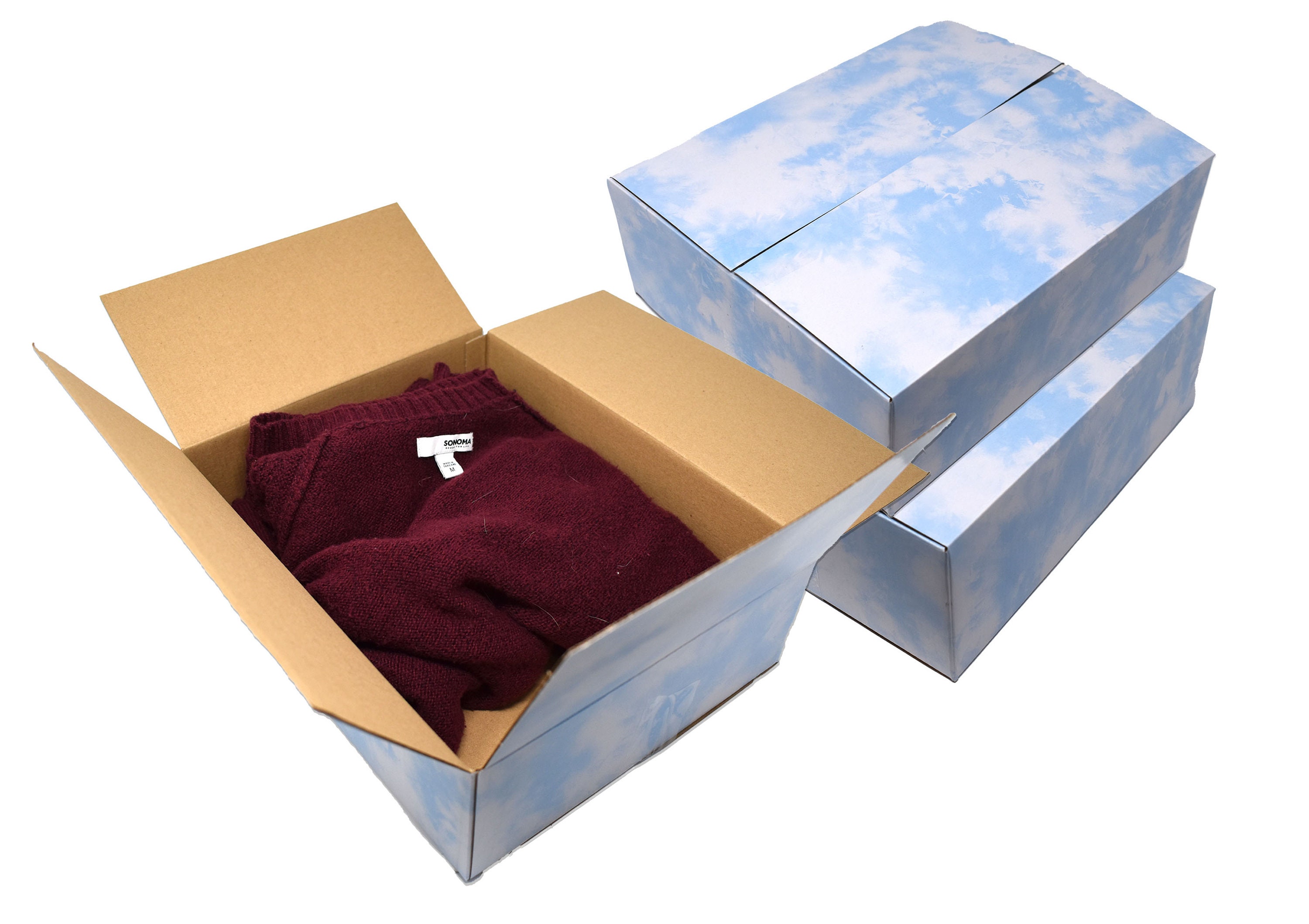 Corrugated Cardboard Hat Boxes Baseball Cap Packaging Mailer Box