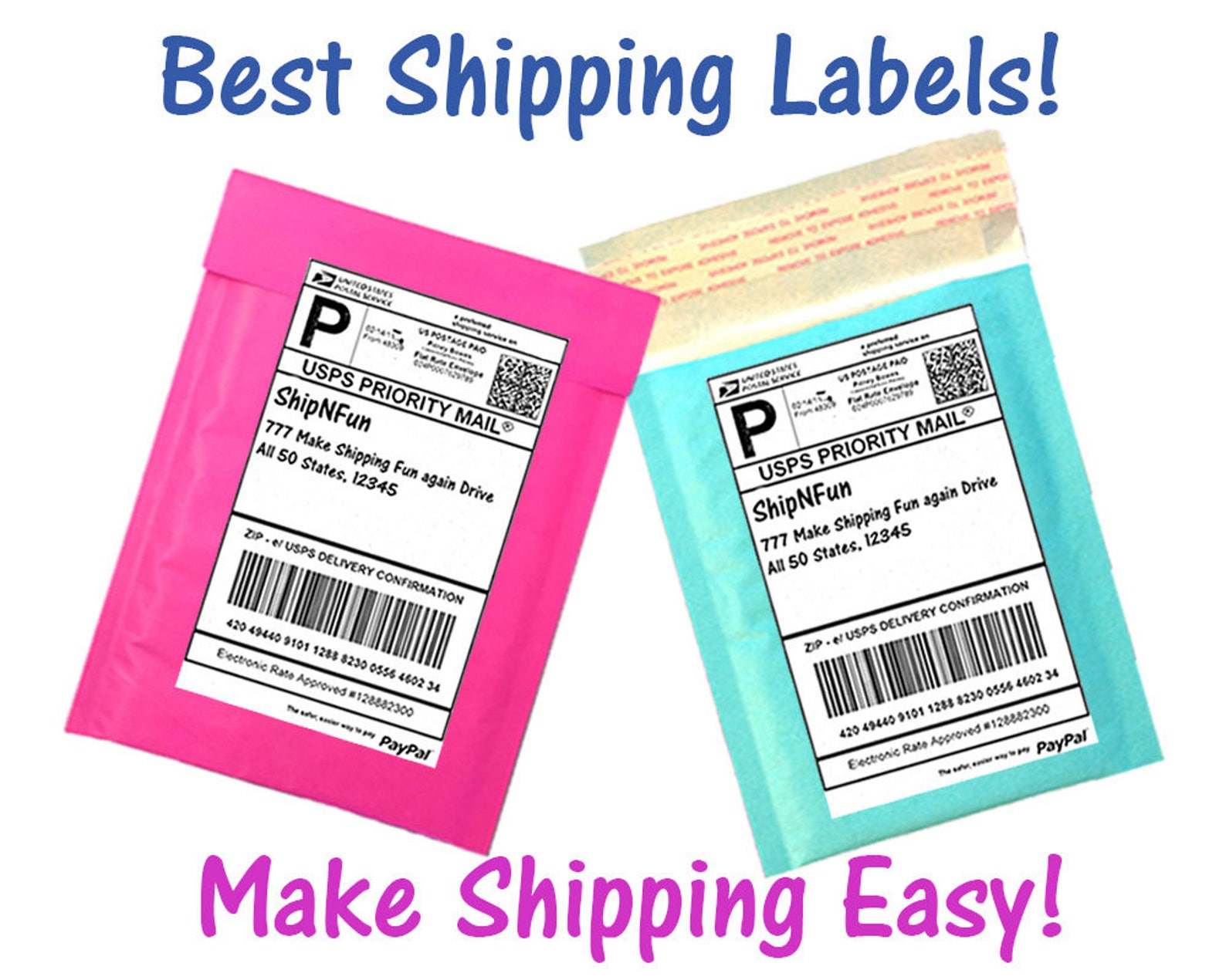 200 Shipping Labels Top Quality Jam Free 2 Labels per Sheet Etsy