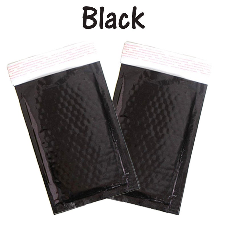 Teal Hologram or Black Padded Colorful Mirrored Self Sealing Rigid Envelope Mailers Gold 60 Pack 4x8 Metallic Bubble Mailers Combo Pink
