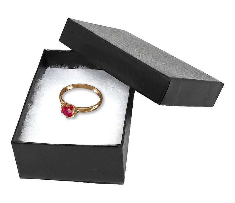 Kraft Paper Gift Display Retail Craft Ring Black White Earrings 3x2x1 Teal 3.25x2.25x1 Cotton Filled Presentation Jewelry Boxes