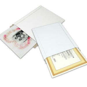 50 Pack 9x11.5 "Stay Flat Mailers, kwaliteit Witte Stijve Mailers, 8x10 Foto Flats, Nieuwe Self Seal Scheur Tab Kraft Karton certificaat Mailers