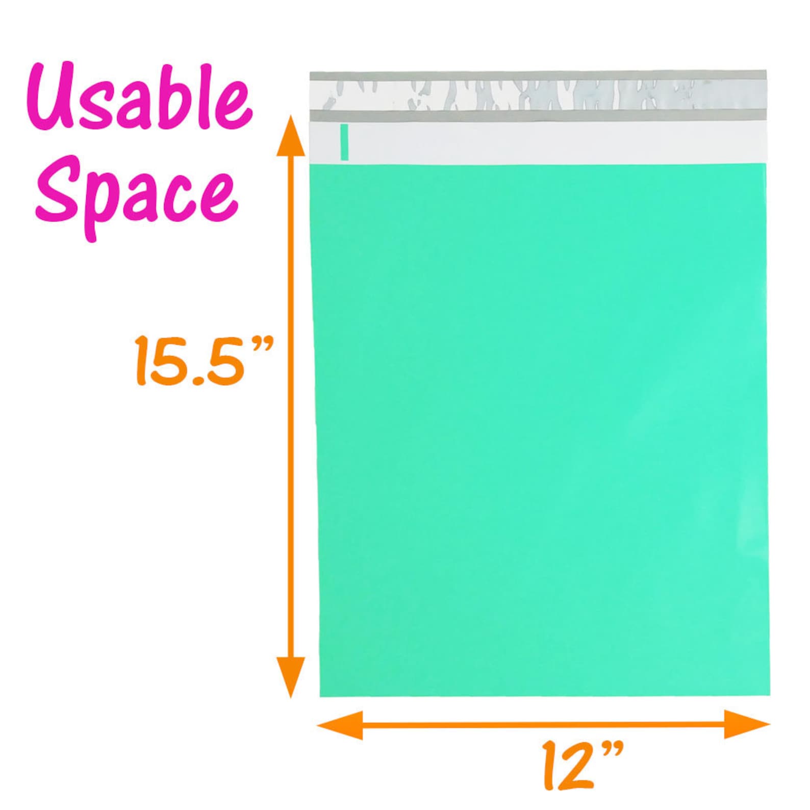Shipping Bags Poly Mailers 6x9 IMBAPrice 500-Pack Teal Poly Mailers 6x9 Inch Small #1 Matt Teal Color Poly Mailing... 6x9 Mailers - Foto 4