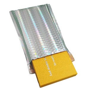 8 Piattini Argento Con Bolle Olografiche - Eventi Di Laura