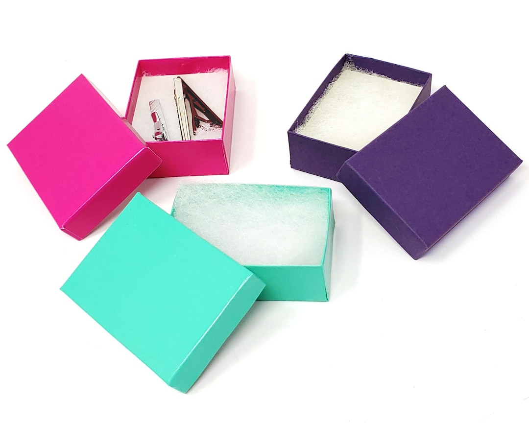 24 Pack Empty Jewelry Gift Boxes For Necklaces, Bracelets, Press On - View #2