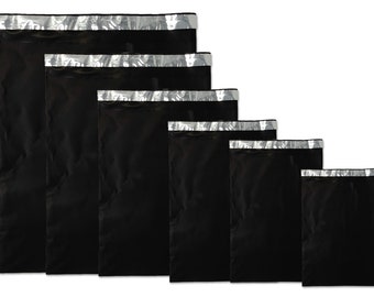 Night Black 6x9, 7x10, 10x13, 12x15, 14.5x19, 19x24  Poly Mailers, Discrete, Non-Transparent Shipping Self Seal Flat Mailing bag Envelopes