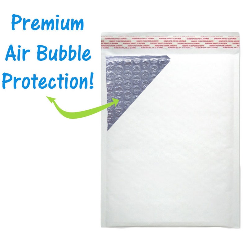 100 Pack Brown & White Kraft 6x10 Bubble Mailers Eco Etsy