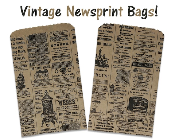 Vintage paper bag deals