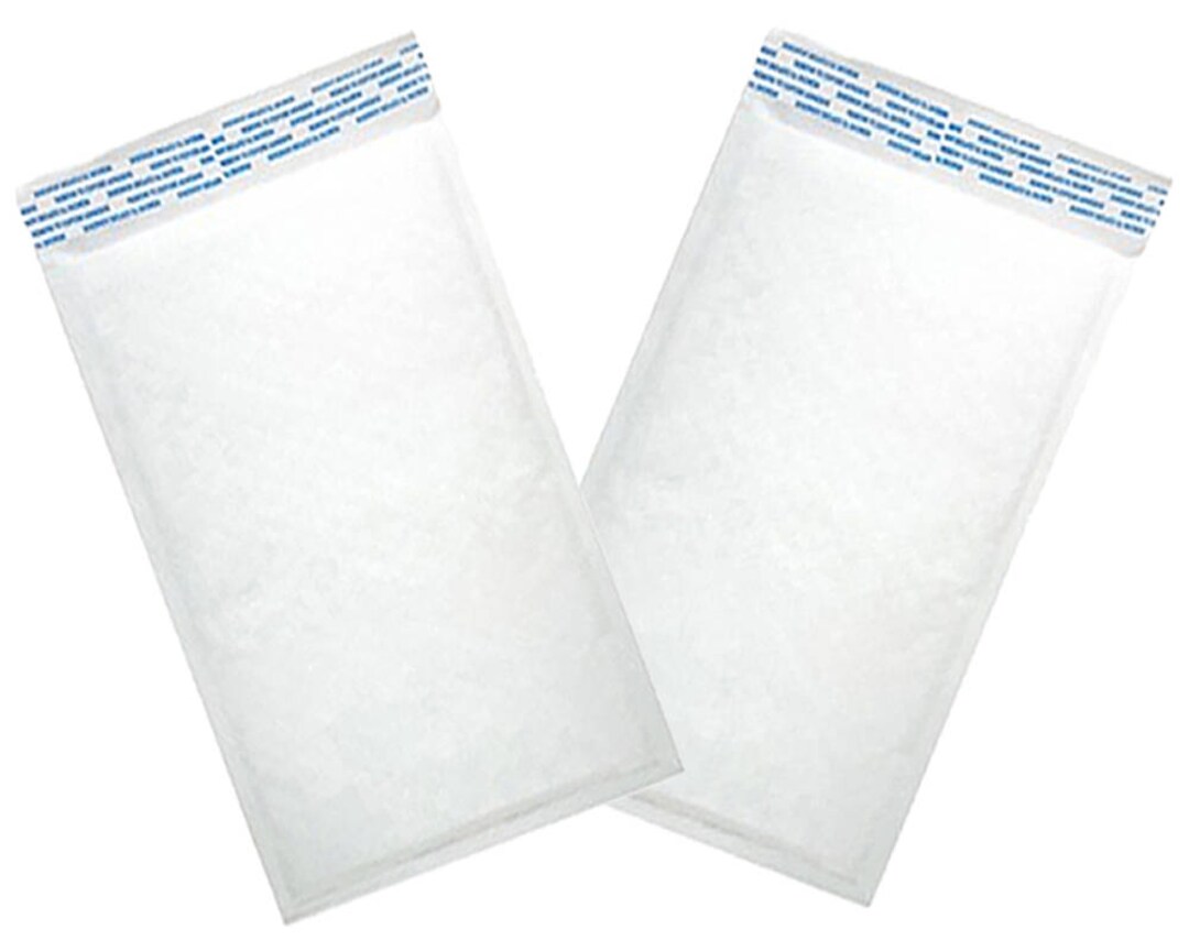 ProLine 500 Pack White Kraft Bubble Padded Envelopes – Self-Sealing – 4x8 (4x7 Usable)