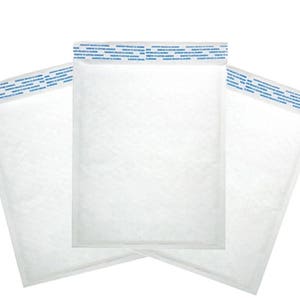 100 6x10 Writable White Kraft Bubble Mailers, Padded Quality Envelope ...