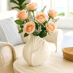 Seashell Vase: 3D Printed Coastal Home Decor